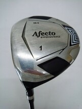 Afecto HYPER DISTANCE 1W 10.5度 flex: SR メンズ左 アフェクト オリジナルカーボン ドライバー ヘッドカバー付き_画像1