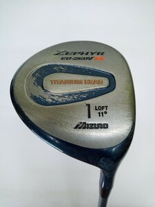 MIZUNO ZEPHYR EG-260V Ti 1W 11 flex:SR オリジナルカーボン メンズ右 ミズノ ゼファー ドライバー ヘッドカバー付き