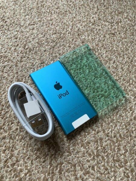 ☆美品 動作確認済 iPod nano アイポッドナノ 第7世代　ブルー Bluetooth フィットネスAPP