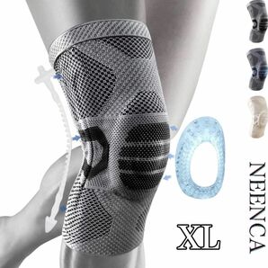 NEENCA 薄手 膝 夏用 半月板サポーター 靭帯損傷 ひざ用 サポート XL