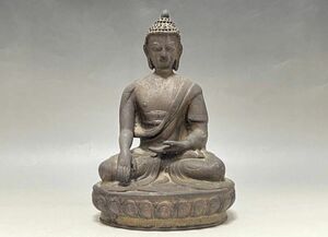 A013 中国 古美術 仏教美術 仏像 銅器 銅製 古銅 古玩 チベット仏 