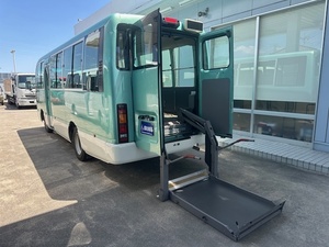 こんなスペック見つかりません！beautiful conditionH21995　Civilian　少走行8万K　18 personlongvehicleいす移動vehicle　Vehicle for disabled　自動ドア　＃中村特殊Vehicle　