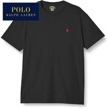 L/ラルフローレン 半袖Tシャツ メンズ POLO RALPH LAUREN ブランド Tシャツ ポニー 刺しゅう 黒 クラシックフィット_画像2