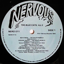 廃盤 LP レコード ★ 初回盤 1st プレス 1983年 オリジナル盤 ★ クラブヒット!! ネオロカ 超名盤 BLUE CATS VOL 2 ★ 80's ネオロカビリー_画像5