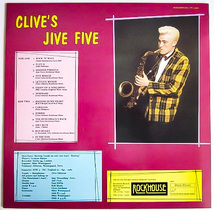 極美盤 ★ 廃盤 LP レコード ★超人気盤!!! 1989年 オリジナル盤 ネオロカ ジャイブ CLIVE'S JIVE FIVE ★ ネオロカビリー The Stargazers_画像2