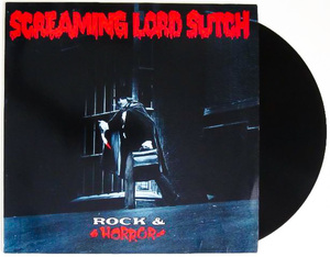 廃盤 LP レコード ★ 貴重 1984年 UK盤 SCREAMING LORD SUTCH Rock & Horror ホラー ガレージ B級 ロックンロール トラッシュ サイコビリー