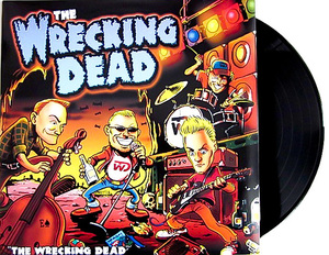 美盤 綺麗★ 廃盤 LP ★メロディアス パンカビリー 1st アルバム WRECKING DEAD サイコビリー ネオロカビリー ミスフィッツ リビングエンド