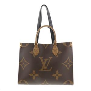 【水曜定休日・木曜発送】【美品】【RI】LOUIS VUITTON ルイヴィトン バッグ トートバッグ M45321 Brown/ブラウン モノグラム オンザゴーMM