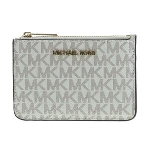 【最終お値下げ】Michael Kors マイケルコース 財布 小銭入れ/コインケース Ivory レザー コイン パスケース 35H9GTVP1BB