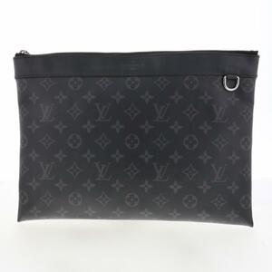 【水曜定休日・木曜発送】【中古】【RI】LOUIS VUITTON ルイヴィトン バッグ ポーチ/クラッチ M62291 ブラック ポシェット・ディスカバリー