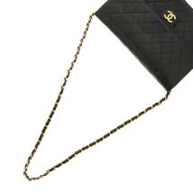 【水曜定休日・木曜発送】【中古】【RI】CHANEL シャネル バッグ A03570 Black ラムスキン マトラッセ25 チェーンショルダーバッグ_画像5