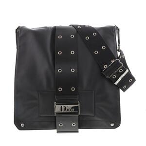 Christian Dior （クリスチャンディオール） ストリートシック レザー ショルダーバッグ バッグ ショルダーBlack［ROR］