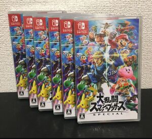 大乱闘スマッシュブラザーズ 6本セット　新品未開封 シュリンク付き Switch ソフト