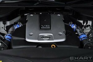 EXART エアインテークスタビライザー インテークパイプのみ(サウンドジェネレーター非対応) スカイライン KV36 VQ37VHR セダン 左右セット