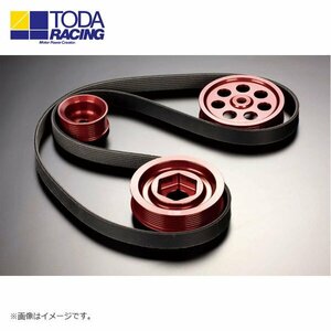 TODA レーシング 軽量フロントプーリーKIT エアコン付き シビック FD2 K20A TYPE R