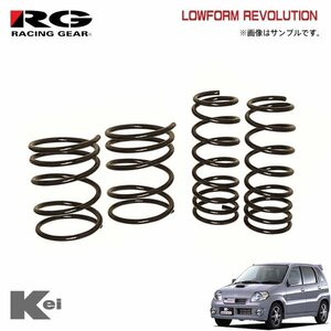 RG レーシングギア ダウンサス ローフォルムレボリューション Keiワークス HN22S K6A H14.11～H21.10