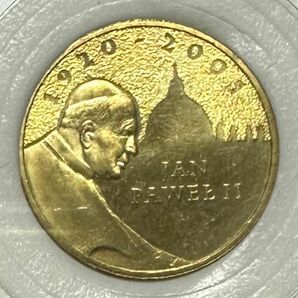 教皇ヨハネ・パウロ2世記念硬貨 ポーランド