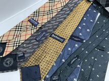 ○ バーバリー Burberry ネクタイ　5本セット ノバチェック 送料185円　ブランドネクタイ まとめ_画像2