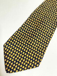  Ferragamo галстук голубой оттенок желтого hi ширина животное . рисунок стоимость доставки 185 иен ( слежение есть ) бренд галстук скупка OK