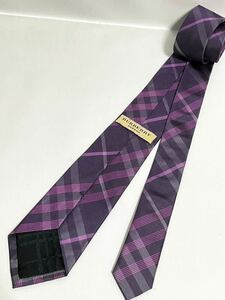  Burberry London Burberry галстук лиловый серия noba проверка в клетку стоимость доставки 185 иен ( слежение есть ) бренд галстук . ширина 7.