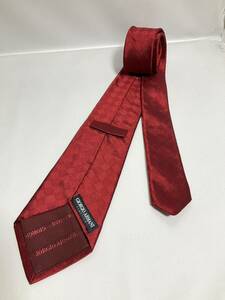  Armani necktie red group pattern postage 185 jpy ( pursuit attaching ) brand necktie 