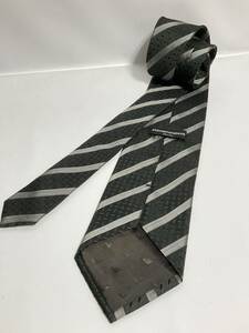  Emporio Armani Armani галстук оттенок черного полоса рисунок стоимость доставки 185 иен ~( слежение есть ) бренд галстук 
