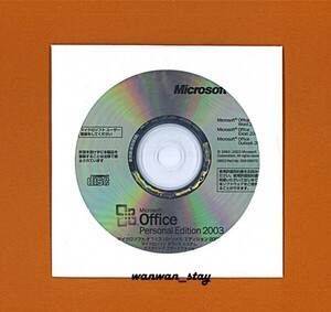 * certification guarantee *Microsoft Office Personal 2003( Excel / word / out look )# regular goods #