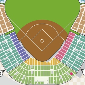 阪神タイガースVSヤクルトスワローズ 5月17日金曜日 18時試合開始 甲子園球場 グリーンシート 通路側連番 送料無料の画像2