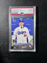 PSA10 山本由伸 ドジャース入団会見記念 Topps now カード OS-25 ドジャース移籍 yamamoto yoshinobu PSA鑑定済み gem mint psa鑑定済み_画像1