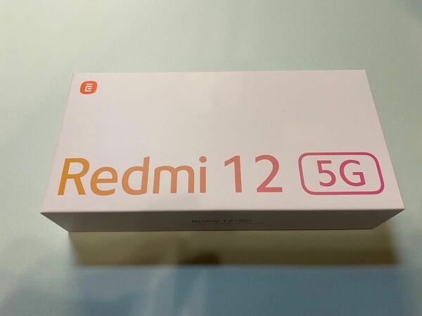 未使用　Redmi 12 5G XIG03(128GB) スカイブルー