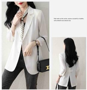  suit jacket lady's large size spring autumn beautiful . office work commuting XL black 