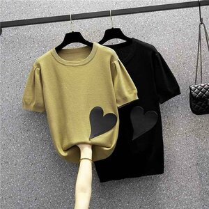 全2色 半袖Ｔシャツ 切り替え 体型カバー 着痩せ 【大きいサイズあり】 3XL グリーン