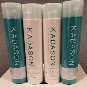 ★KADASON スカルプシャンプー 250ml・トリートメント250g　4本セット