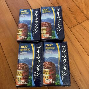 UCC珈琲探究ブルーマウンテン豆(粉)200g4個