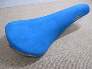 ★3/ セラ サンマルコ サドル★SELLE SAN MARCO ROLLS ロールス 水色 BLUE ITALY イタリア製★USED