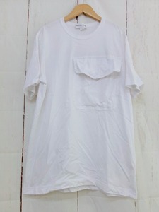 COMME des GARCONS SHIRT コムデギャルソン シャツ 半袖ポケットデザインTシャツ ホワイト 綿100% X FG-T008