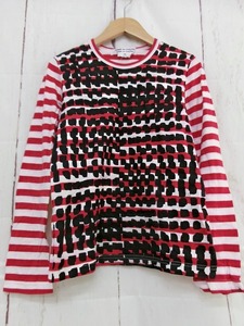 COMME des GARCONS COMME des GARCONS コムデギャルソン コムデギャルソン ボーダー長袖カットソー 綿100% XS RH-T001 AD2011