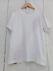 COMME des GARCONS SHIRT コムデギャルソン シャツ 半袖Tシャツ ホワイト 綿100% カットソー S S19110