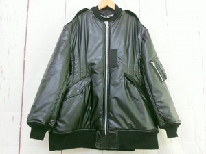 JUNYA WATANABE COMME des GARCONS ジュンヤワタナベ コムデギャルソン フェイクレザーブルゾン ブラック 合成皮革 S JL-J036 AD2023