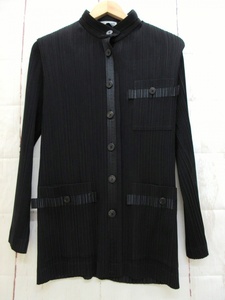 ISSEY MIYAKE イッセイミヤケ プリーツスタンドカラーアウター M IM71-FD922 ブラック PLEATS PLEASE プリーツプリーズ