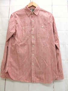 RRL ダブルアールエル 長袖ストライプシャツ S 100%Cotton Made in China