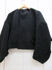 COMME des GARCONS コムデギャルソン デザインジャケット S GM-J024 AD2023 ブラック 毛100% 日本製