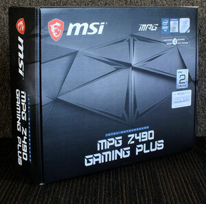 ┫きれい・新品、Z490 Gaming Plus MSI 第10世代