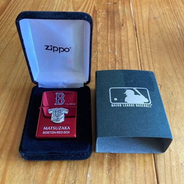 MATSUZAKA BOSTON RED SOX ジッポーオイルライター
