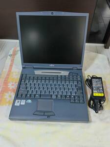 富士通　Fujitsu　Win98　ノートPC　FMV‐6600NU7/L　Model：FMV7NU8LA6　HDD無し