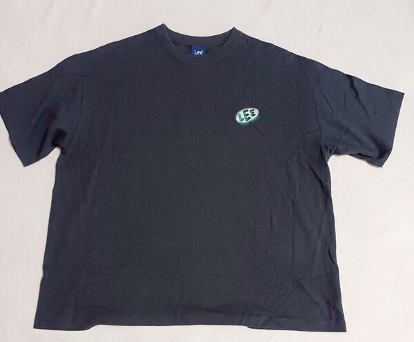 Lee 半袖ワイドTシャツ メンズM 濃グレー
