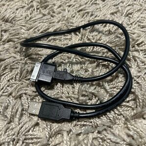 MicroUSB (メス) - Dock (オス) USB変換コネクタ 黒 USB変換ケーブル