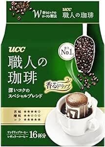 UCC 職人の珈琲 ドリップコーヒー 深いコクのスペシャルブレンド 16杯×3