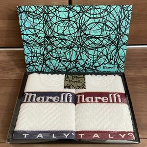 マレリー　marelli　フェイスタオル　2枚組