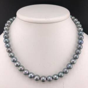 P04-0045 アコヤパールネックレス 8.5mm~9.0mm 40cm 46.9g ( アコヤ真珠 Pearl necklace SILVER )